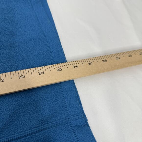 North Face Sweater Mens Medium Blue Fleece Quarter Zip Pullover Outdoors - Picture 7 of 7